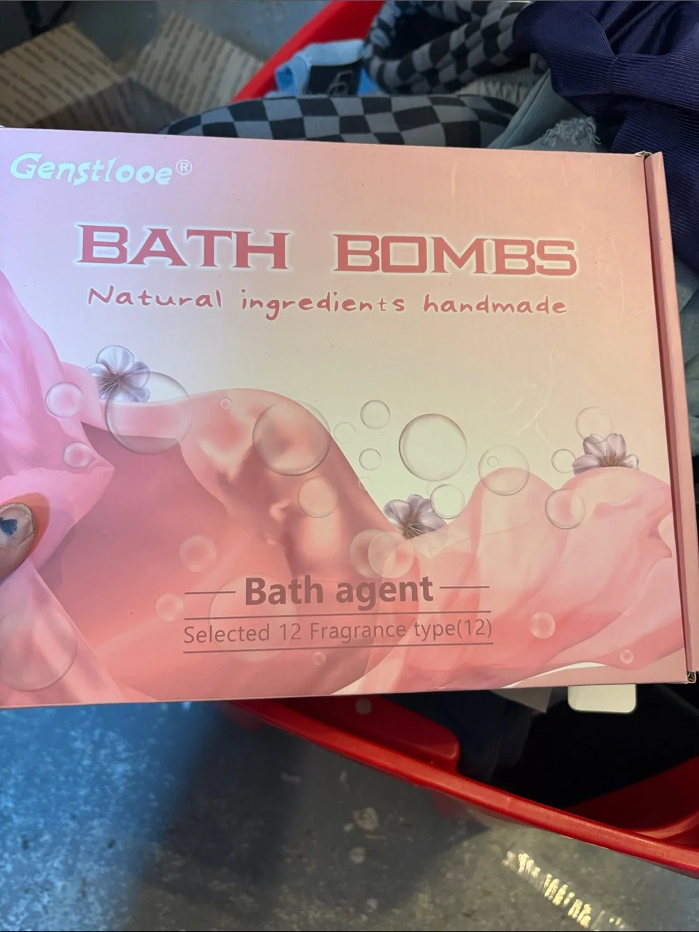 Pink Bath Bombs Set - Handmade Bath Agent
